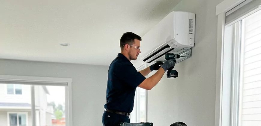 Split System Heating and Cooling Installation in Seaside