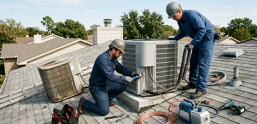 High-Efficiency Condenser Installation in Seaside